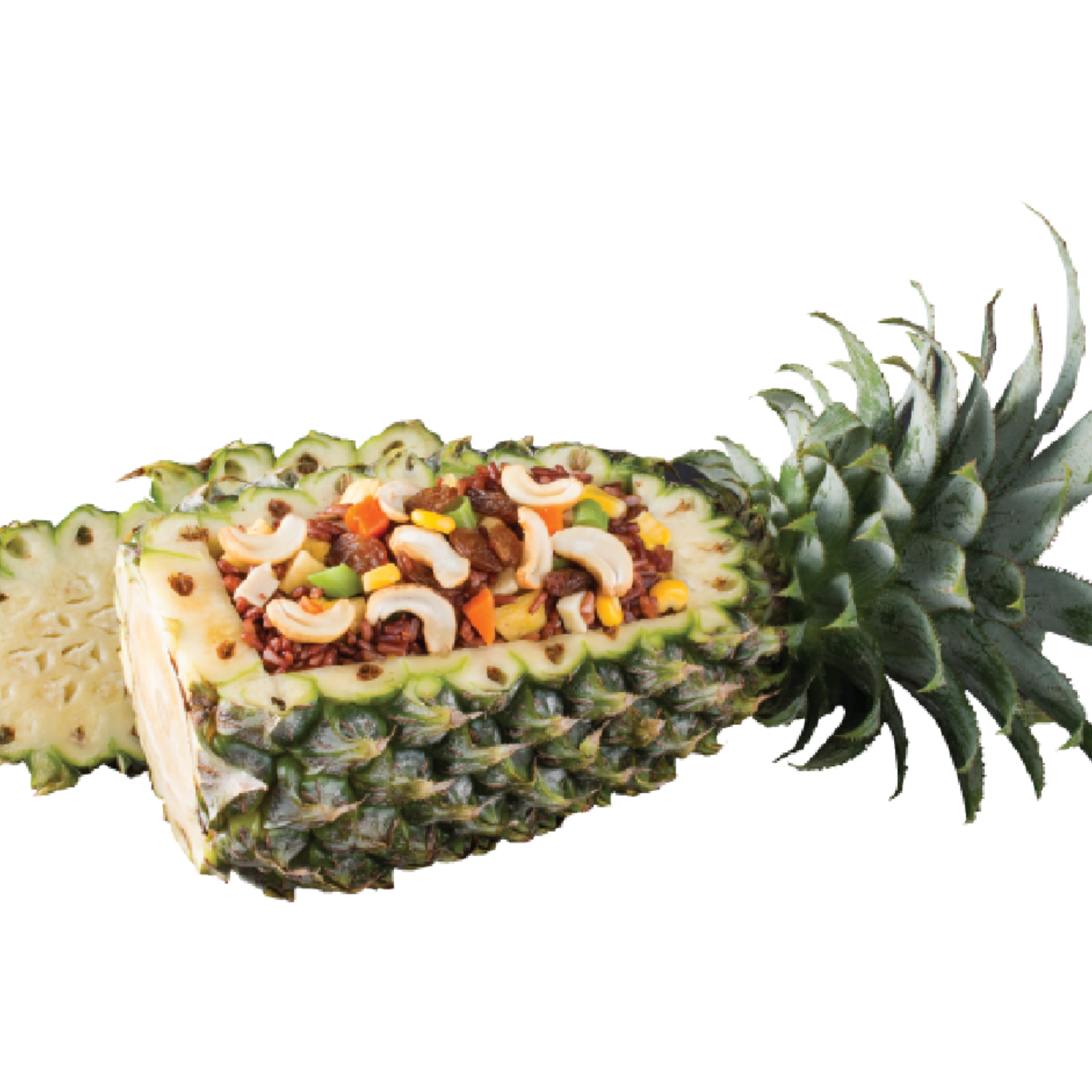  Fried Brown  Rice with Pineapple